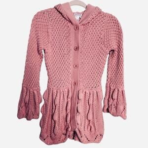 Boston Proper Blush Pink Sweater hoodie Size Small